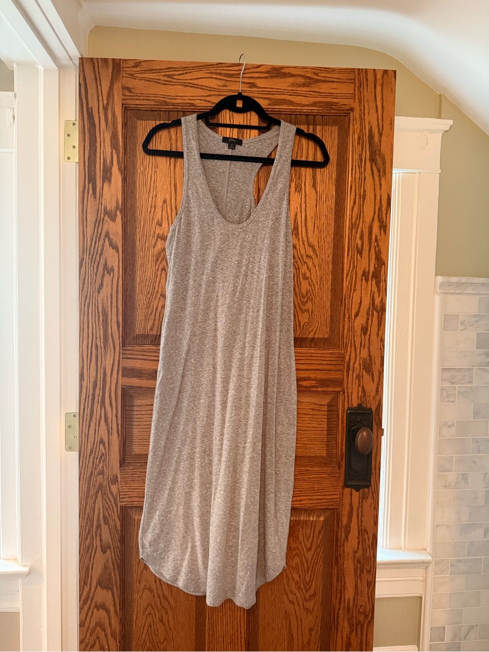 J. Crew Gray Sleeveless Tank Dress, size small